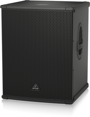 Behringer B1800XP مضخم صوت 3000 واط PA مع مكبر صوت توربيني 18 بوصة وقلوب استريو مدمج