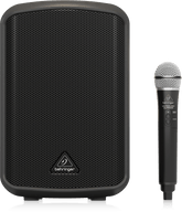 Behringer Europort MPA100BT All-in-One Portable 100-Watt Speaker with Wireless Microphone, Bluetooth Connectivity and Battery Operation