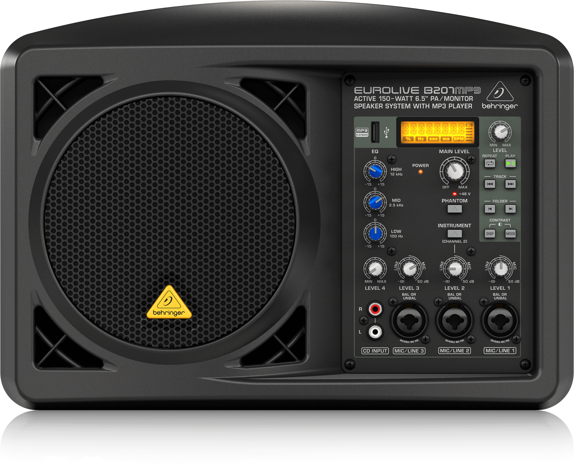 Behringer Eurolive B207MP3 Monitor Speakers
