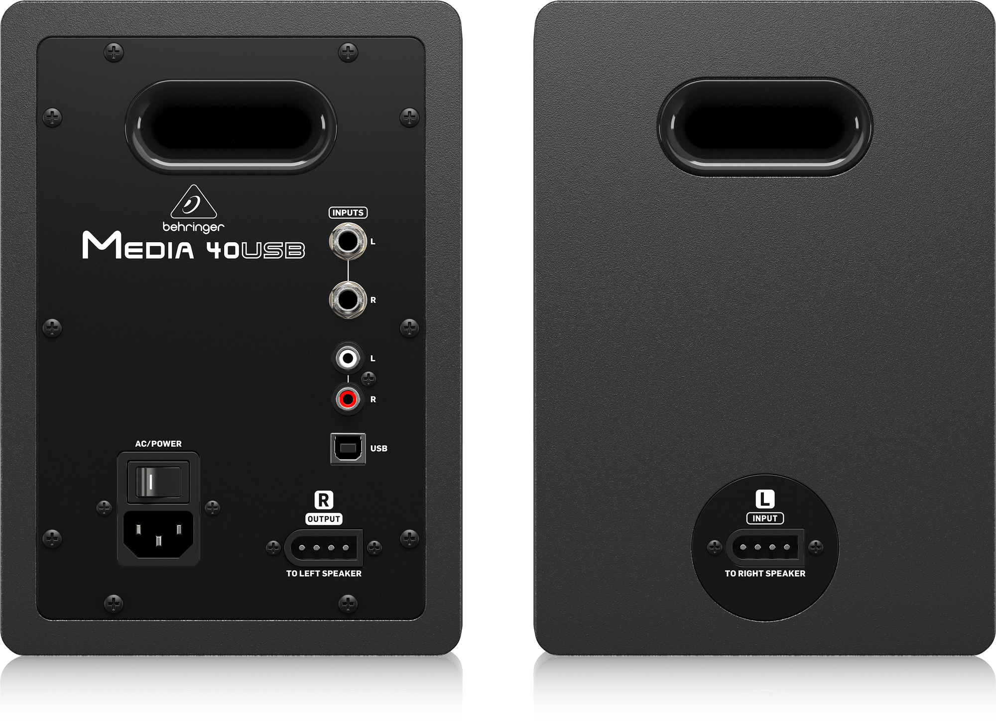 Behringer MEDIA40 Bi-Amped Digital Monitor Speakers