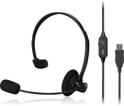 Behringer HS10 USB Mono Headset with Swivel Microphone