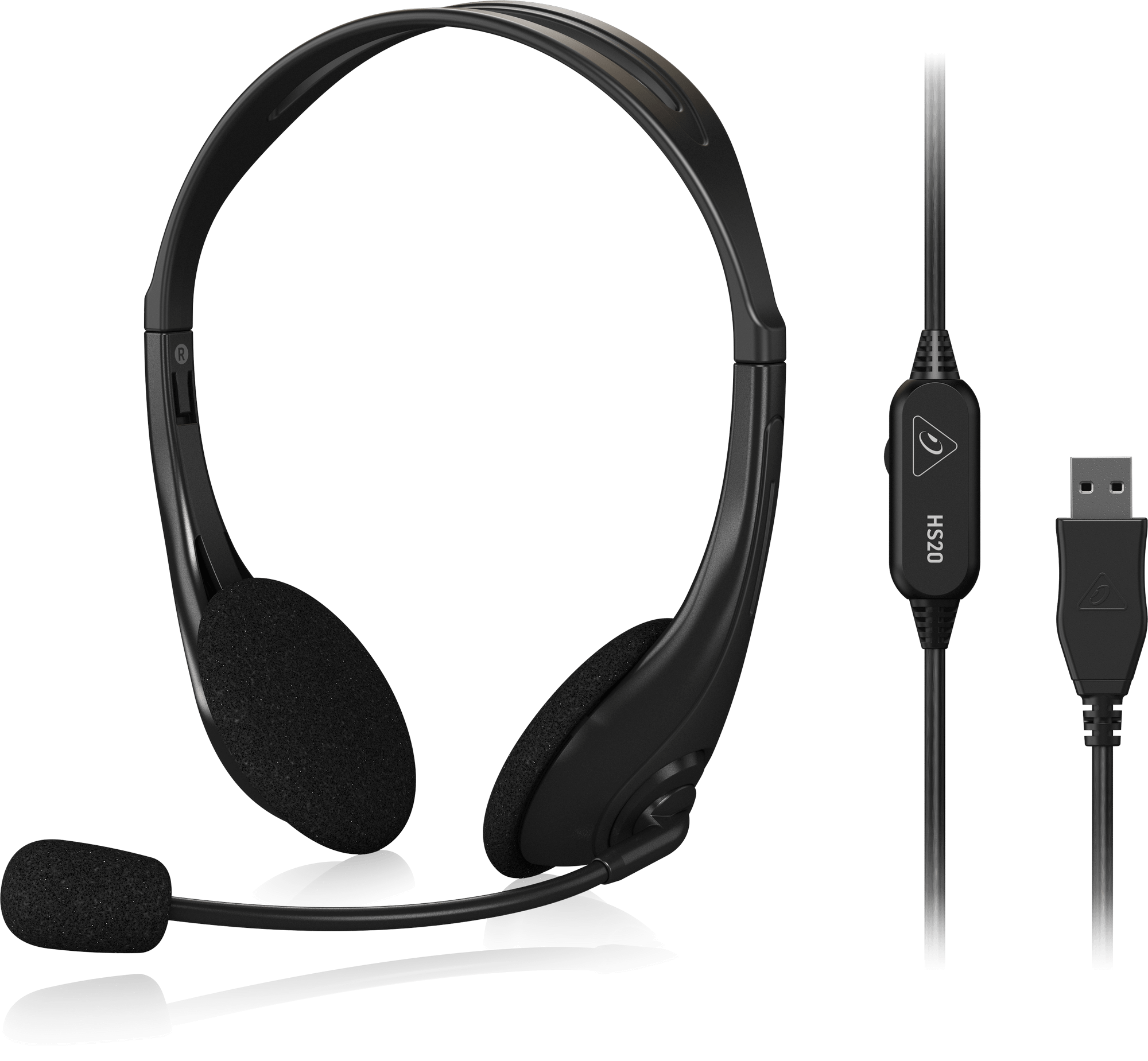 Behringer HS20 USB Stereo Headset with Swivel Microphone
