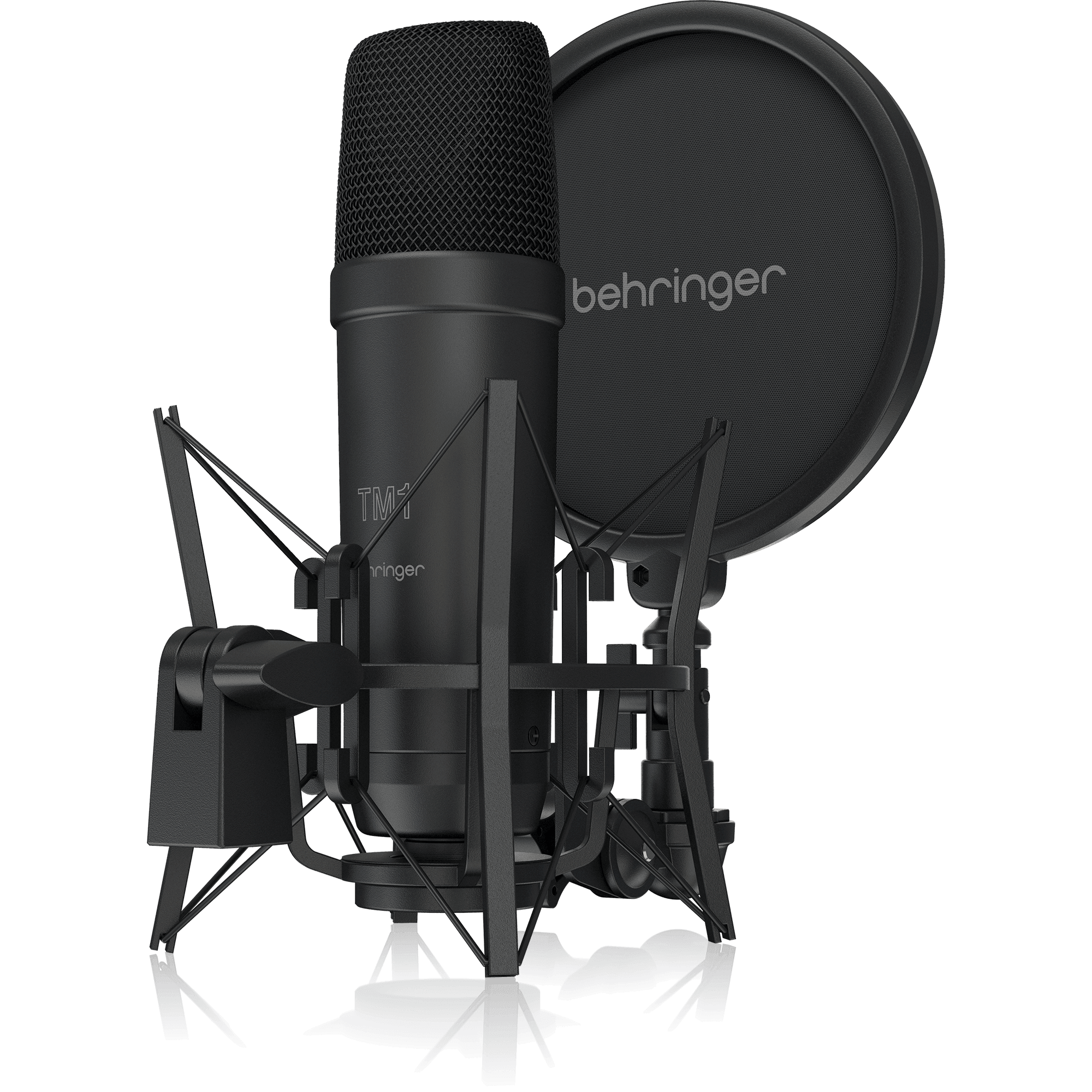 Behringer TM1DARKEDITION Complete Recording Package with Large Diaphragm Condenser Microphone - Black