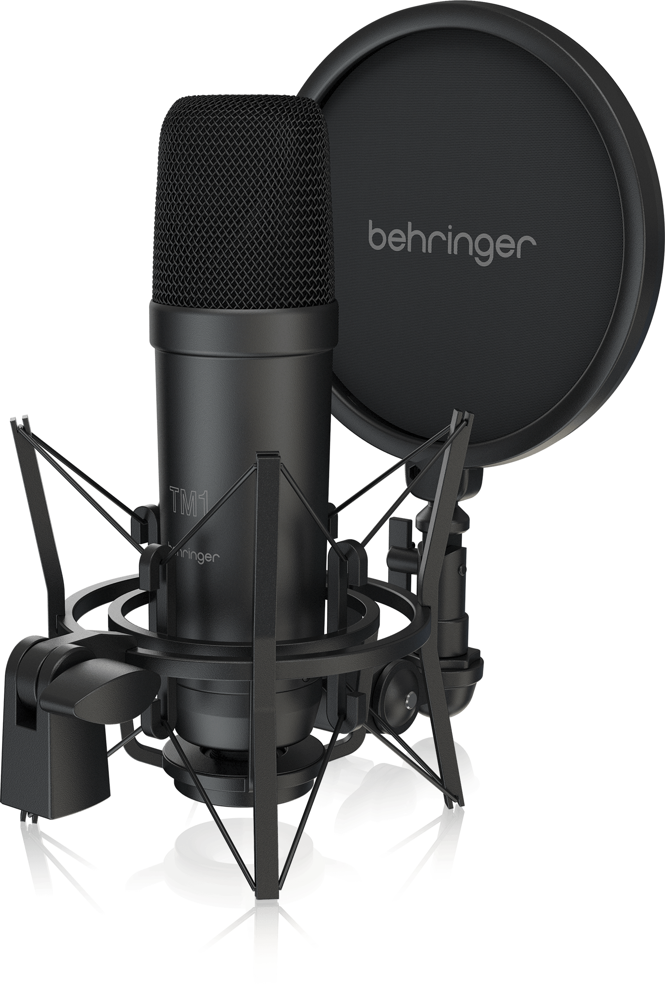 Behringer TM1DARKEDITION Complete Recording Package with Large Diaphragm Condenser Microphone - Black