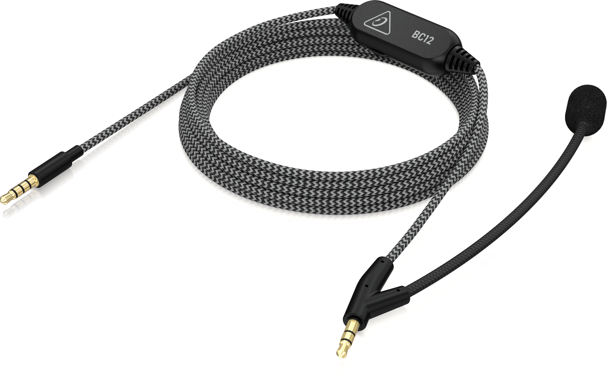 Behringer BC12 Premium Headphone Cable with Boom Microphone and In-line Control