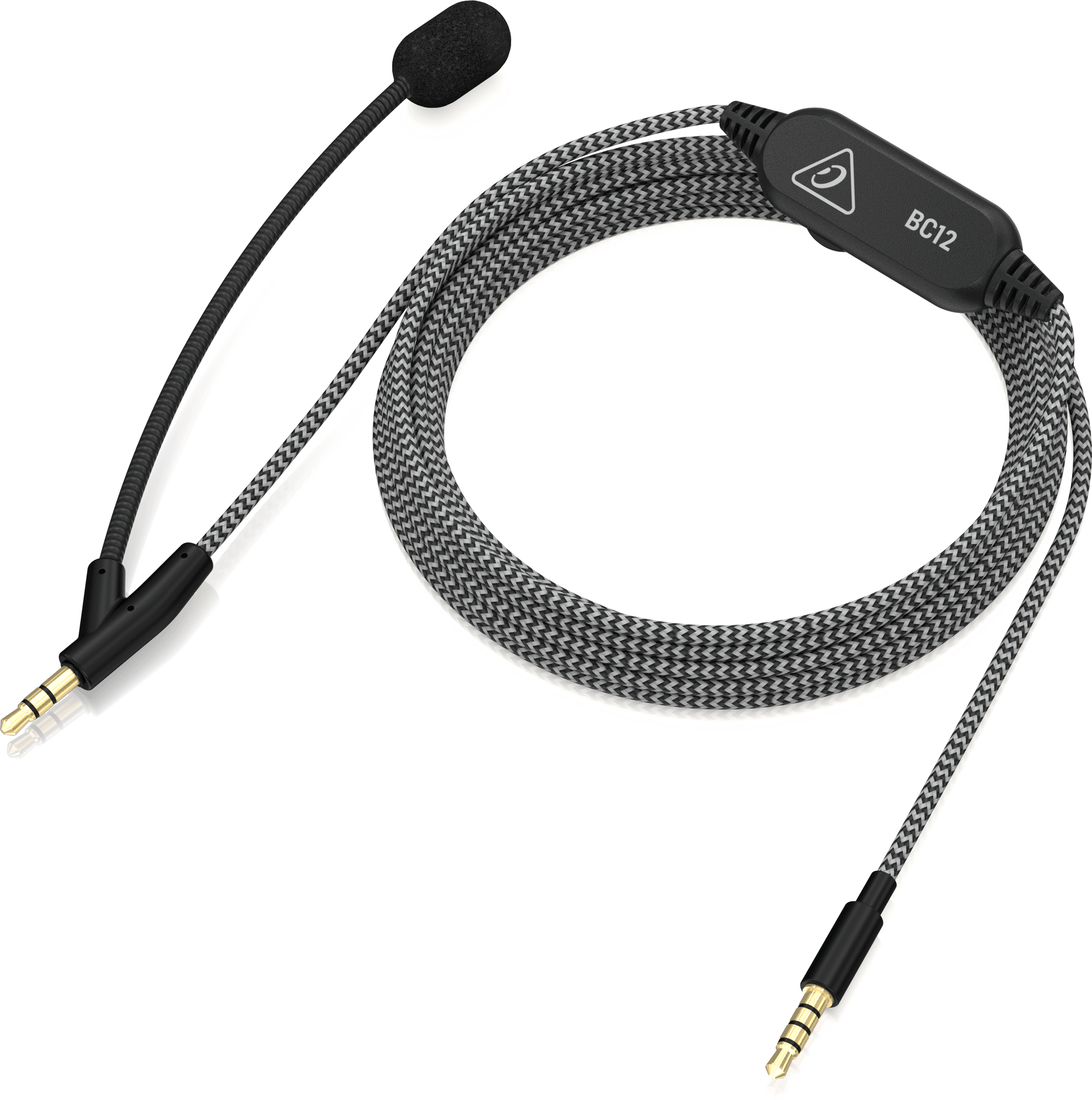 Behringer BC12 Premium Headphone Cable with Boom Microphone and In-line Control