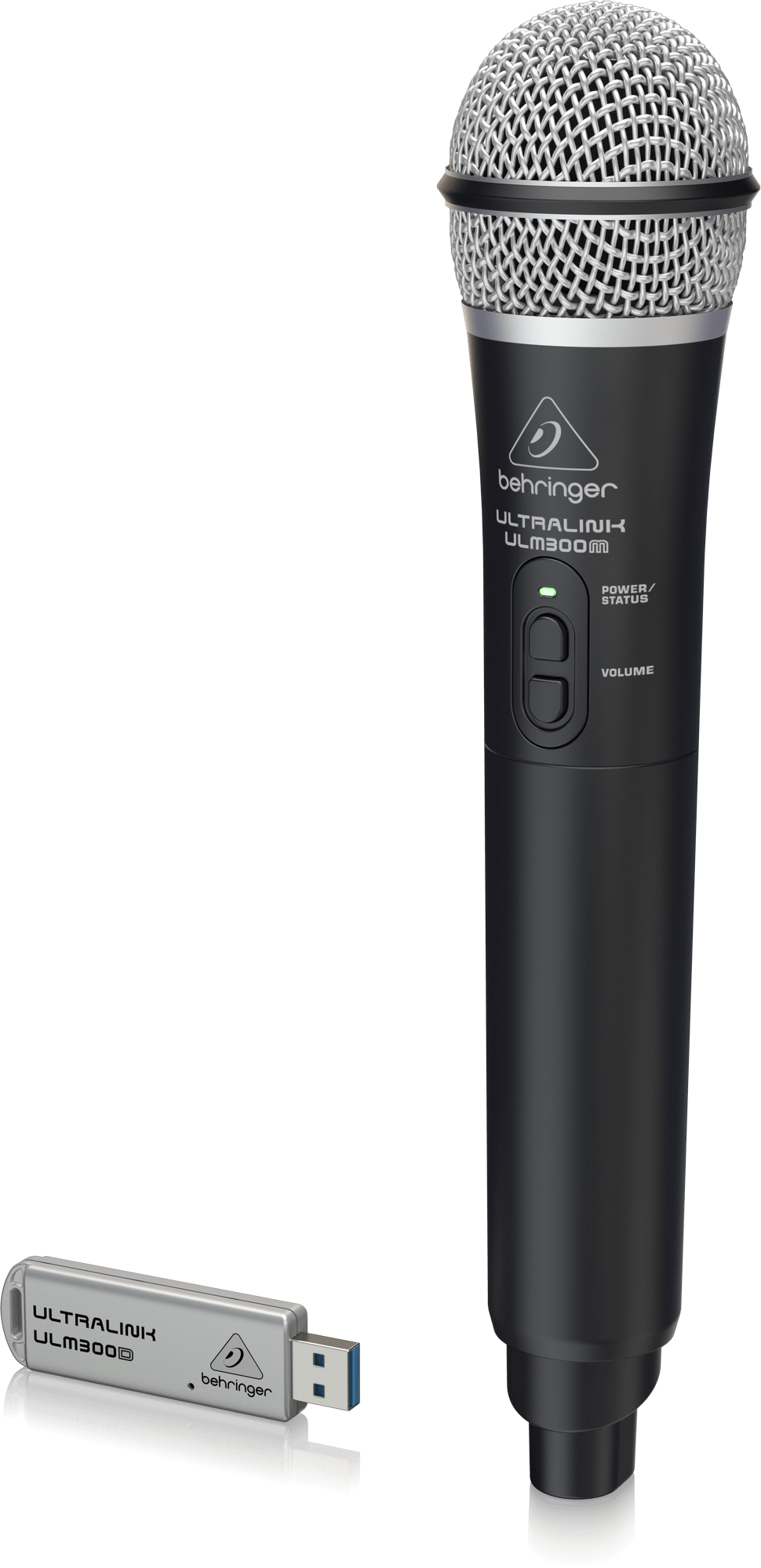 Behringer ULM300USB High-Performance 2.4 GHz Digital Wireless System with Handheld Microphone and Dual-Mode USB Receiver