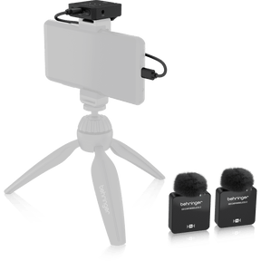 Behringer Go Cam Wireless 2 Digital Wireless Dual Clip-On System Microphone لمشاركي المحتوى