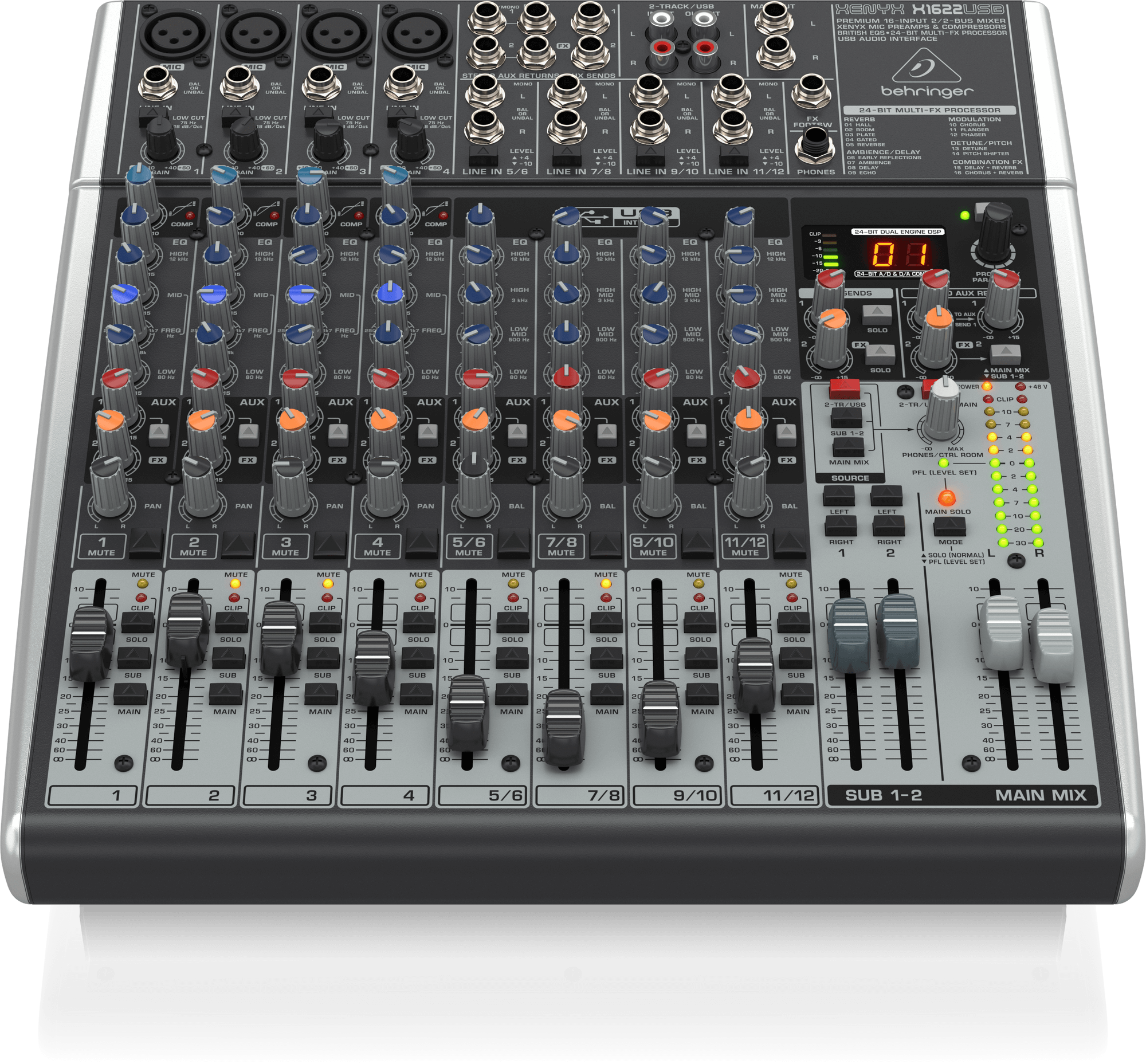 Behringer Xenyx X1622USB Analog Mixer
