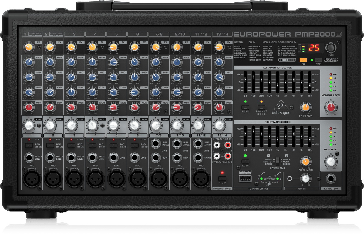 配信機器・PA機器・レコーディング機器 BEHRINGER EUROPOWER PMP2000 Behringer Europower PMP2000 - X5 Music