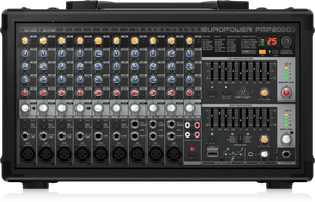 Behringer Europower PMP2000D خلاط يعمل