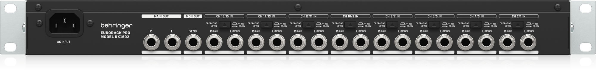 Behringer RX1602 V2 Rackmount Line Mixer