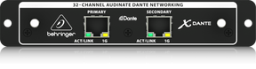 Behringer X-DANTE High-Performance 32-Channel Audinate Dante Expansion Card for X32