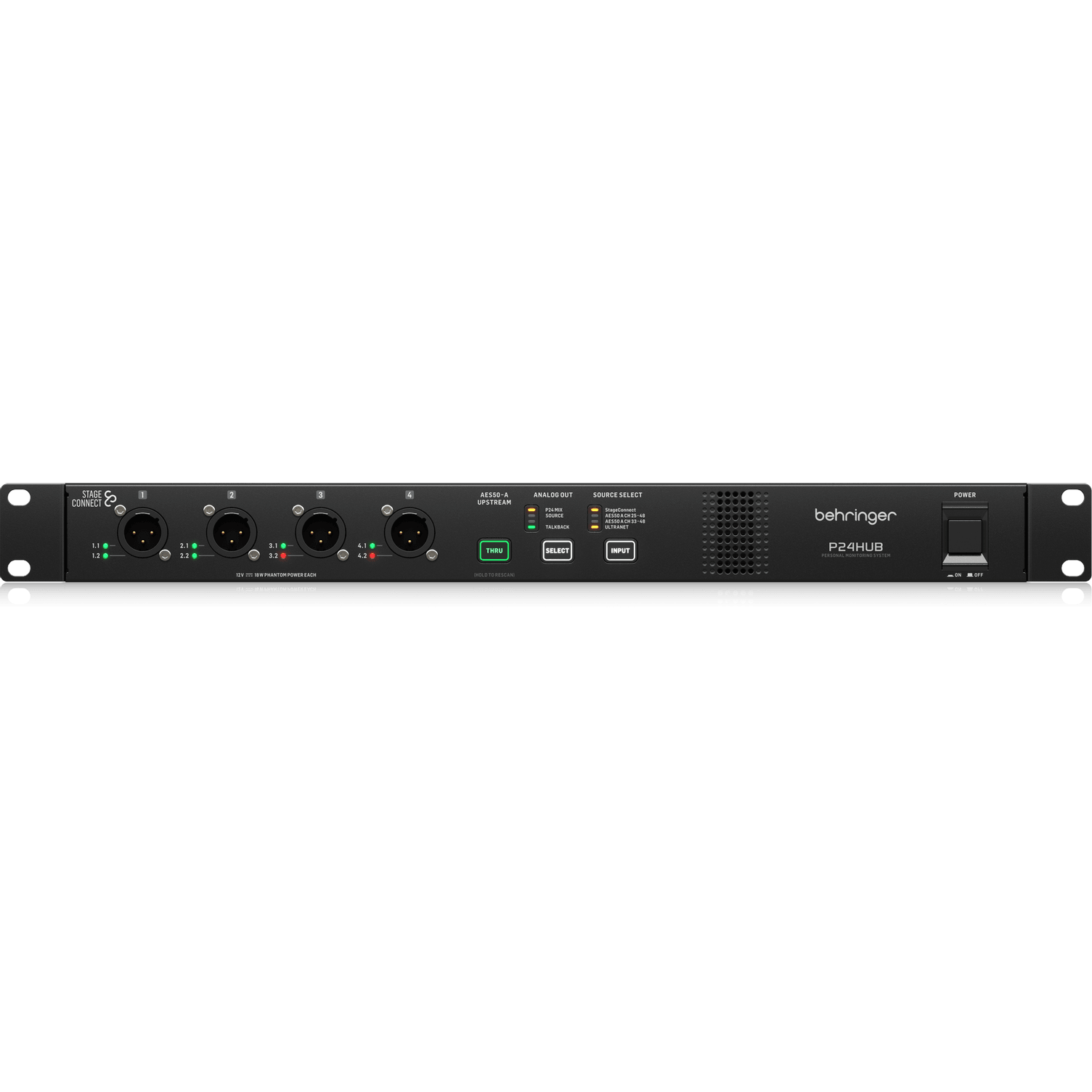 Behringer P24HUB StageConnect Hub with Bus Powering for Personal Monitor Mixers