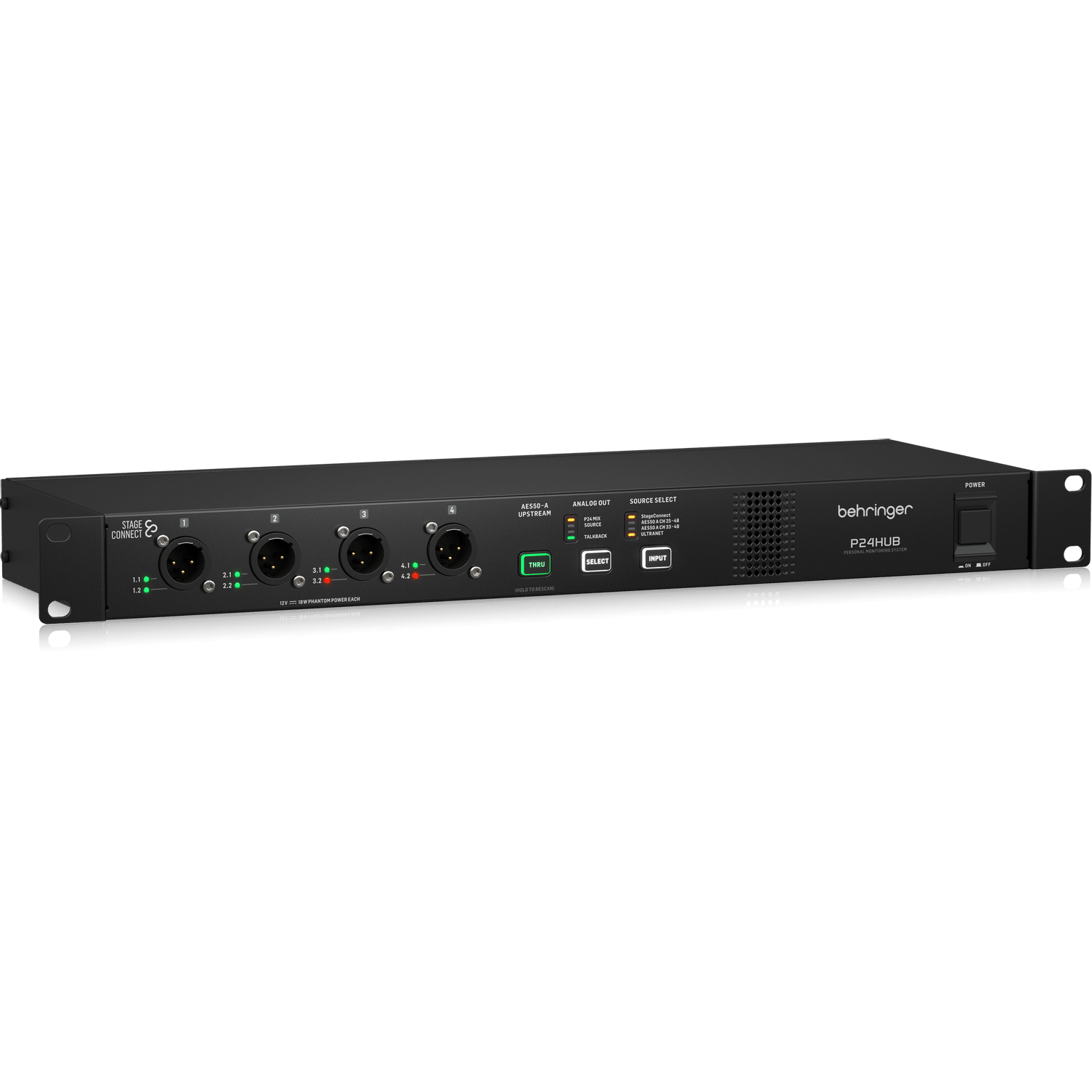 Behringer P24HUB StageConnect Hub with Bus Powering for Personal Monitor Mixers