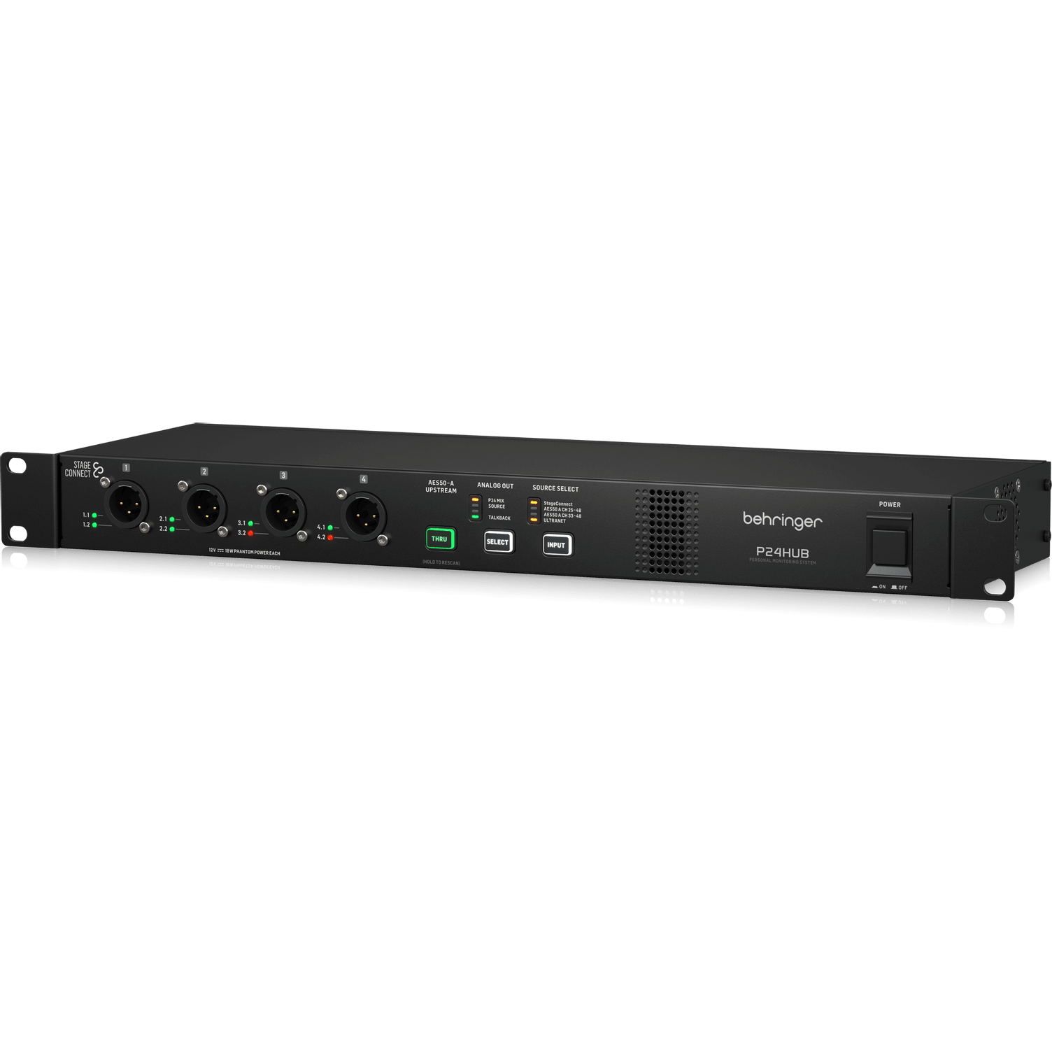 Behringer P24HUB StageConnect Hub with Bus Powering for Personal Monitor Mixers