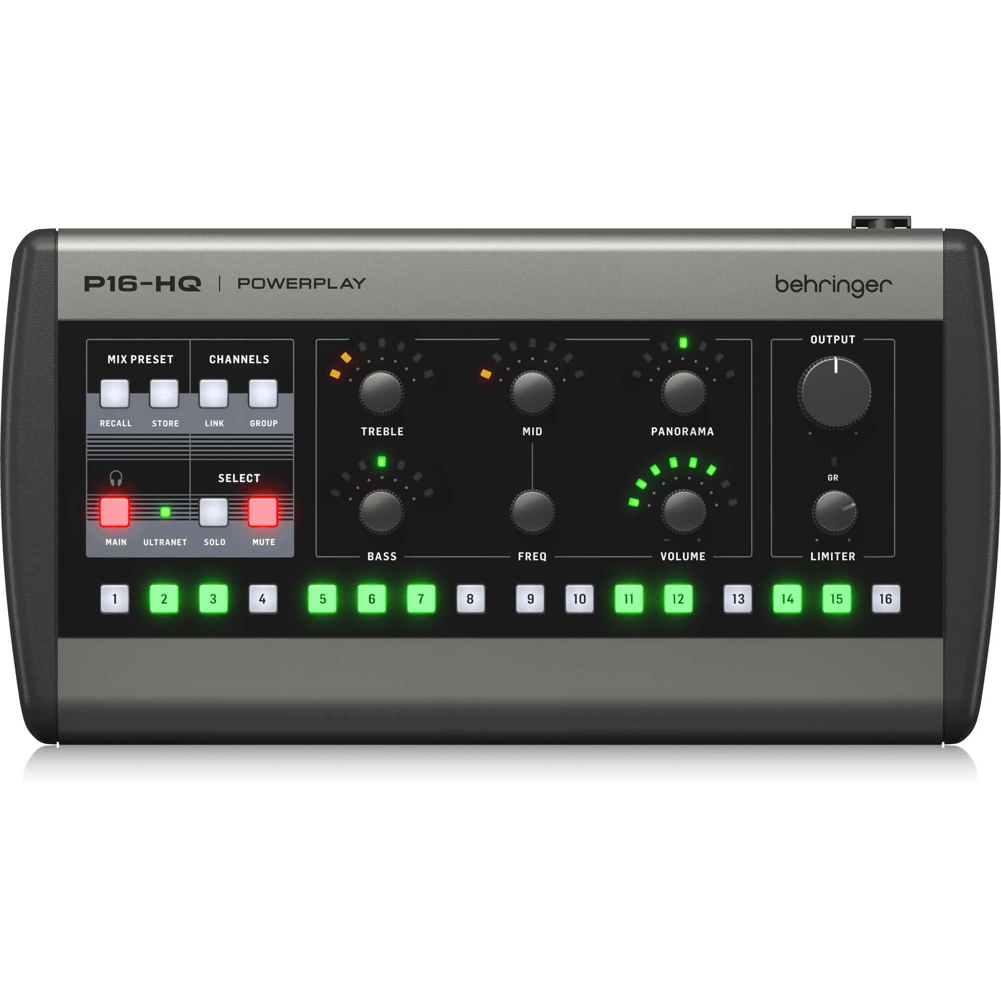 Behringer P16-HQ 16-Channel Personal Monitoring Mixer