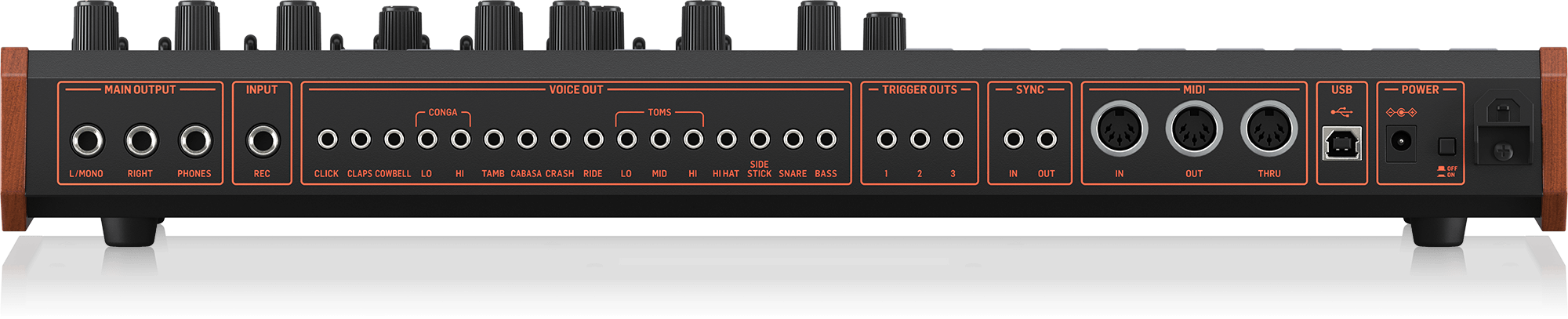 Behringer LM DRUM Classic Hybrid Sampling Drum Machine with 109 Drum Sounds, Sample Recording, 64-Step Sequencer, Wave Designer and Dual-Mode Filter