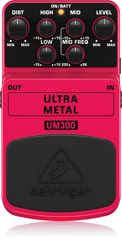 Behringer UM300 Ultra Metal Guitar Effects Pedal