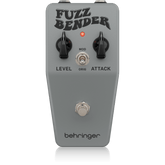 Behringer FUZZ BENDER Vintage 60s Style Fuzz Pedal with Custom Bias Mod Switch