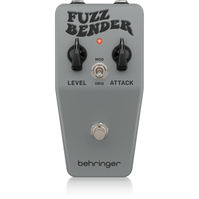 Behringer FUZZ BENDER Vintage 60s Style Fuzz Pedal with Custom Bias Mod Switch