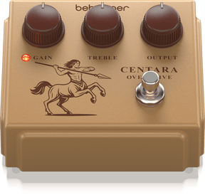 Behringer CENTAUROVERDRIVE Legendary Transparent Boost Overdrive with Huge Dynamic Range, Gain on Tap and Soft Clipping Germanium Diodes