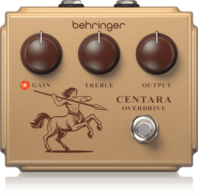 Behringer CENTAUROVERDRIVE Legendary Transparent Boost Overdrive with Huge Dynamic Range, Gain on Tap and Soft Clipping Germanium Diodes
