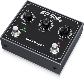 Behringer Vintage ’69 Vibe Pedal with Footswitchable Modes, Onboard Speed Control and Dual Inputs