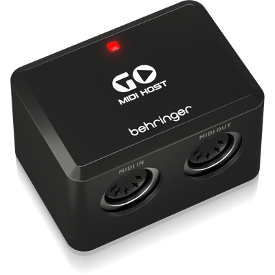 Behringer GO MIDI HOST Compact MIDI/USB Host Interface for “Plug-and-Play” Connectivity