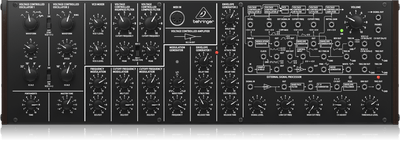 Behringer K-2 MKII Analog and Semi-Modular Synthesizer with Dual VCOs, Ring Modulator, External Signal Processor, 16-Voice Poly Chain and Eurorack Format
