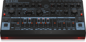 Behringer TD3MOBK “Modded Out” Analog Bass Line Synthesizer with VCO, MIDI-Controllable VCF and Sub-Harmonics Oscillator