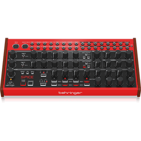 Behringer Spice التناظرية شبه النظم المتناظرة مع 2 مذبذبات ، 4 محاذاة فرعية ، مرشح متعدد الأوضاع ومتسلسل مزدوج المكون من 4 خطوات