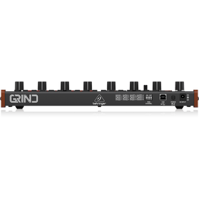 Behringer GRIND Hybrid Semi-Modular Synthesizer with 24 Digital Sound Engines, Analog Ladder Filter, 32-Step Sequencer and 16-Voice Poly Chain