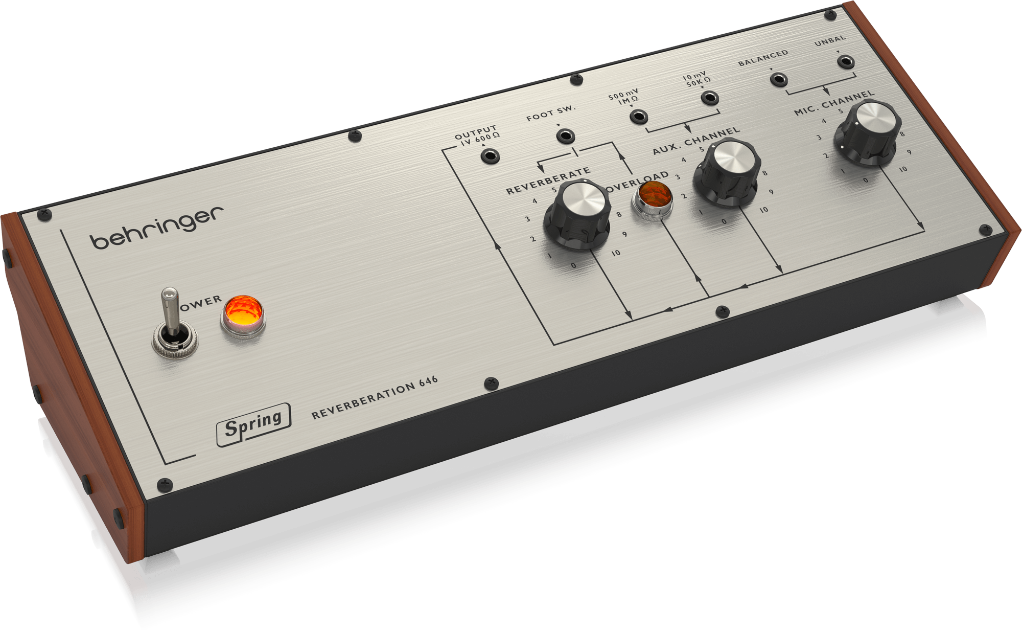 Behringer SPRINGREVERBERATION646 Legendary Spring Reverb with Overload Circuit in Eurorack Format