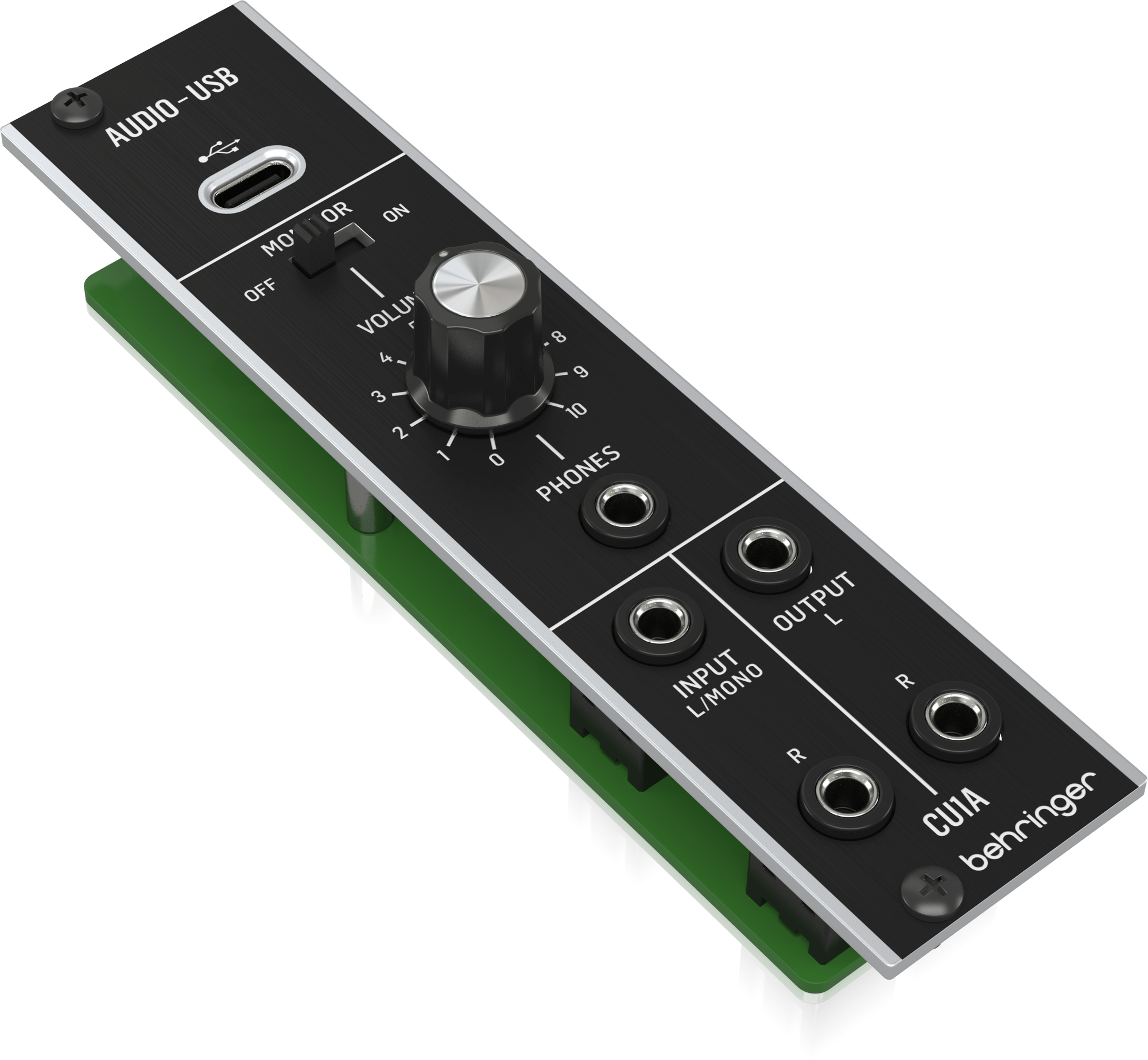 Behringer CU1A Ultra-Low Latency 2 In/2 Out USB/Audio Interface for Eurorack