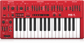 Behringer MS1MKIIRD Analog Synthesizer with 32 Full-Size Keys, 3340 VCO with 4 Simultaneous Waveforms, Red