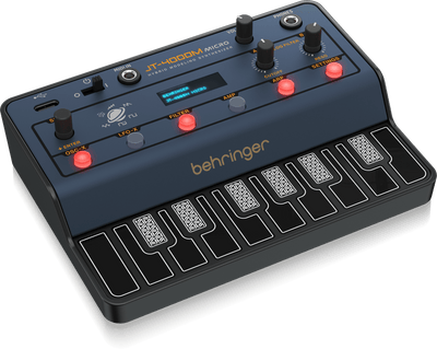Behringer JT-4000M MICRO Portable 4-Voice Hybrid Synthesizer with 2 Analog Modeling Oscillators Per Voice, Multi-Mode Analog Filter, and Arpeggiator
