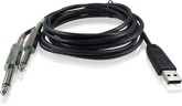 Behringer Line2USB Stereo 1/4 "في كابل واجهة USB
