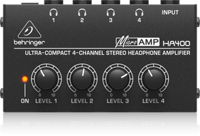 Behringer - HA400 سماعة الرأس مكبر للصوت