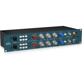 Behringer 1273 2-Channel Microphone Preamplifier with 3-Band Equalizers and Custom-Built Midas Transformers