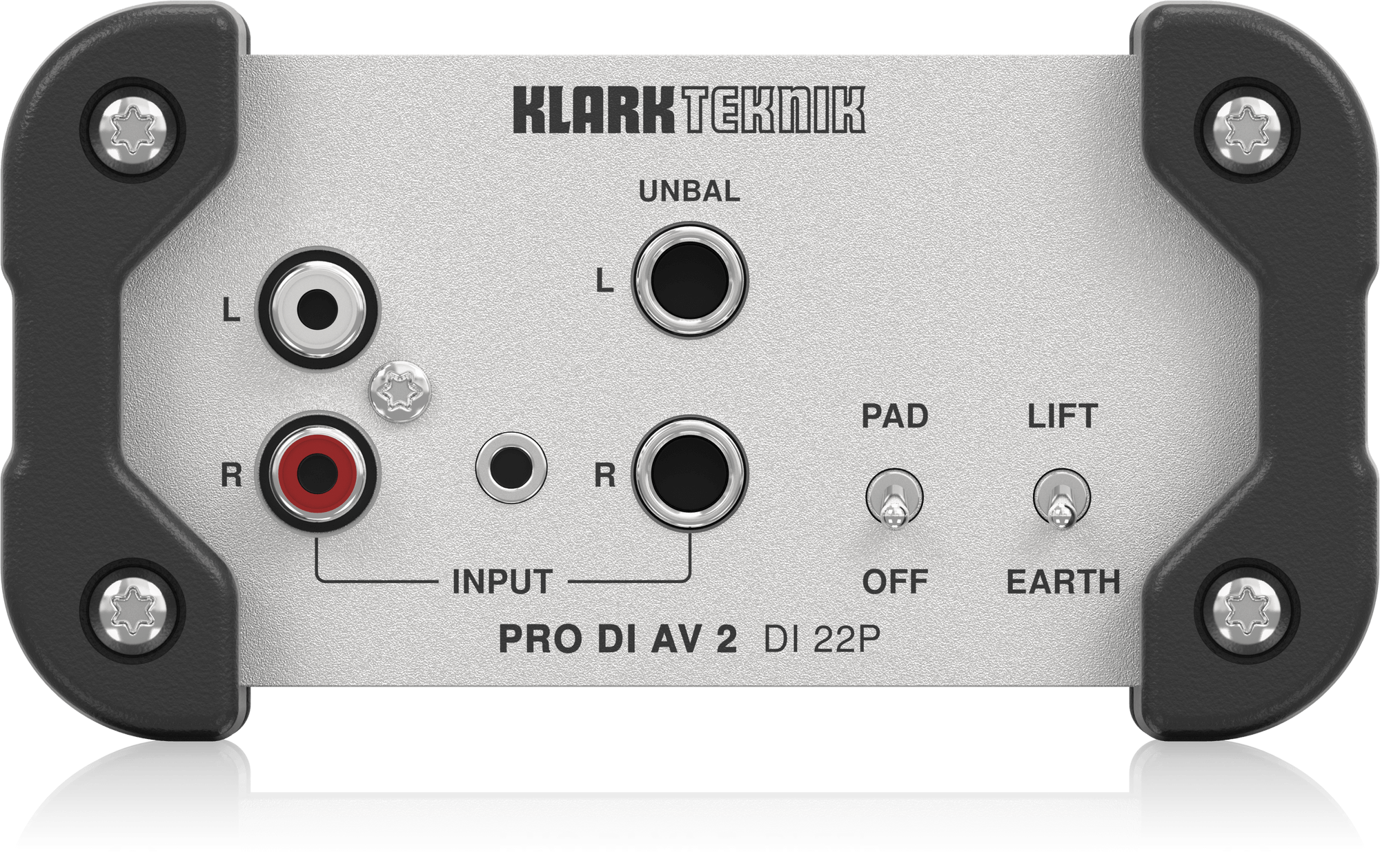 Klark Teknik DI AV 22P 2-channel Passive Direct Box with Midas Transformer
