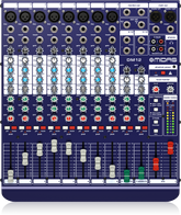 Midas DM12 12 Input Analogue Live and Studio Mixer with Midas Microphone Preamplifiers