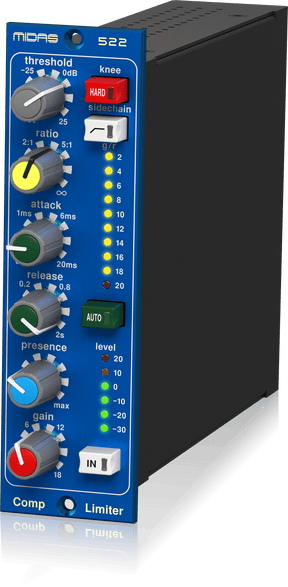 Midas 522 V2 Series Compressor/Limiter