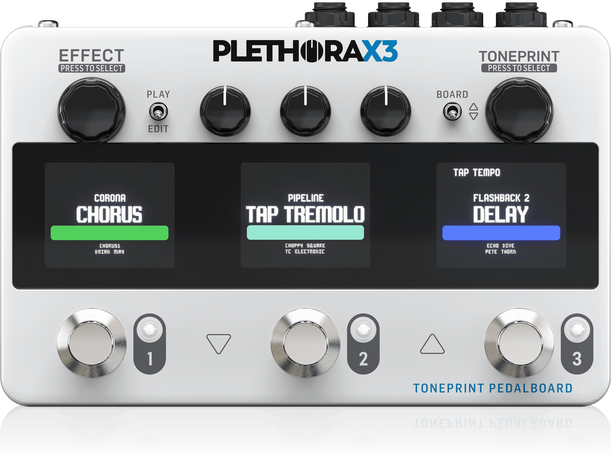 TC Electronic PLETHORA X3 TonePrint Pedalboard TC Electronic PLETHORA X3 TonePrint Pedalboard