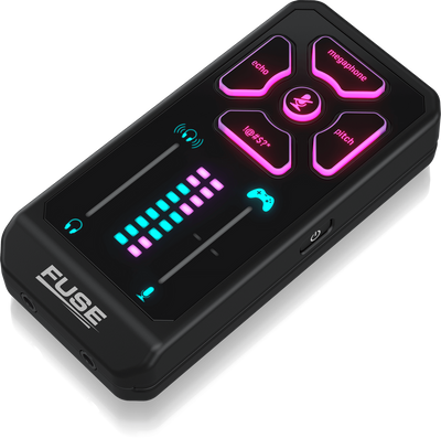 TC Electronic FUSE Headset Mic Enhancer and Vocal FX for Gaming Consoles, Android, iOS, PC and Mac