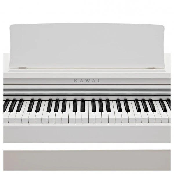 Kawai KDP75 88-Key Digital Piano with Matching Bench (Embossed White)