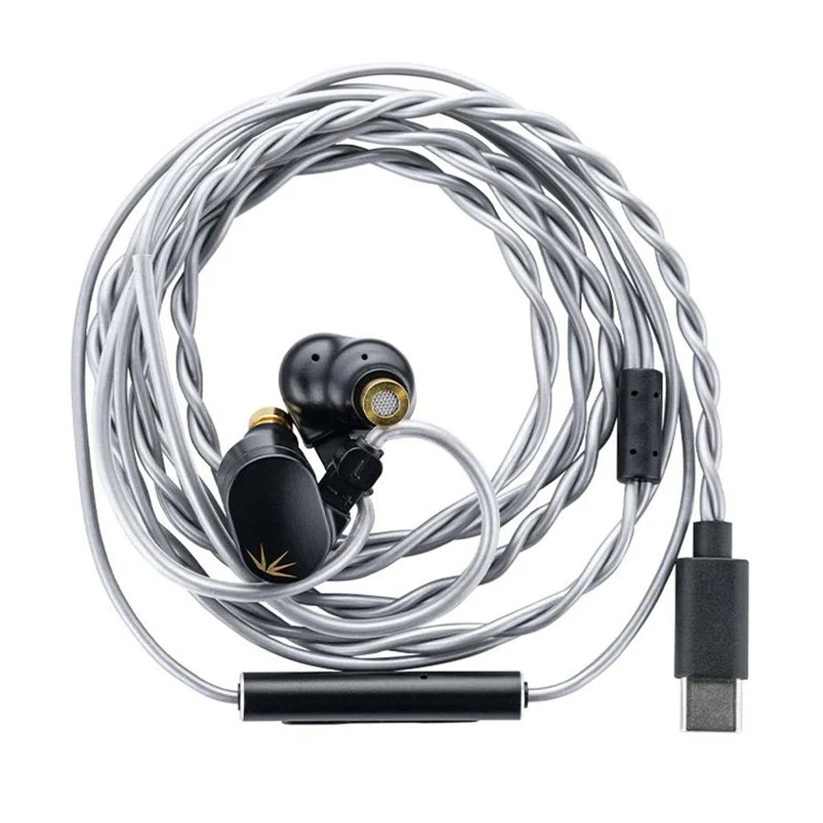 Moondrop CHU II DSP Headphones High Performance Dynamic Driver USB-C in-Ear Monitors Type-C with Microphone Earphone