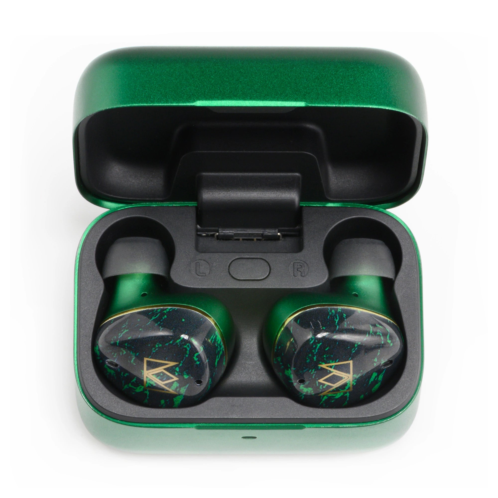 Noble FoKus Rex5 Earphone, 1x 10mm Dynamic, 3 Balanced Armature, 1x Planar Drivers, Audiodo Integration, Multipoint Connection, Bluetooth 5.4, Aluminum And Acrylic Housing, Green | FoKus Rex5