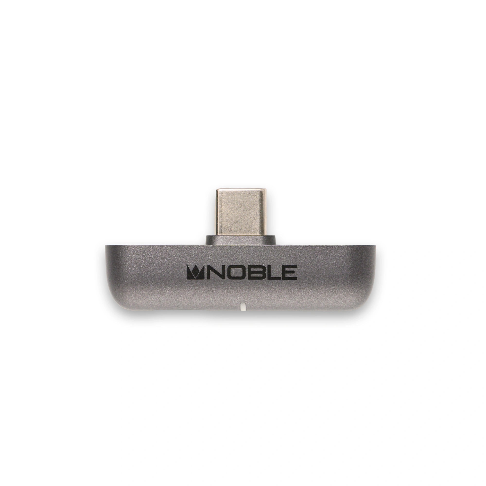 Noble Audio Sceptre Silver bluetooth transmitter with usb-c connector