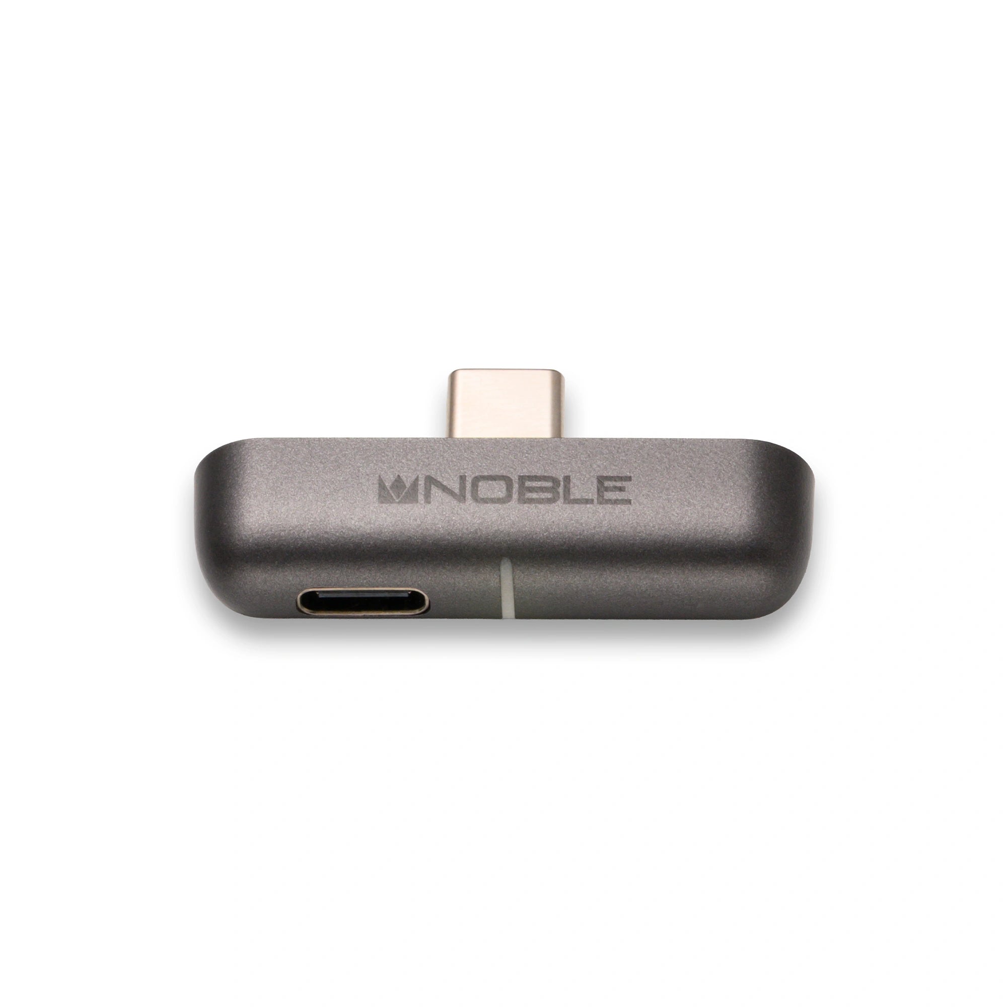 Noble Audio Sceptre Silver bluetooth transmitter with usb-c connector